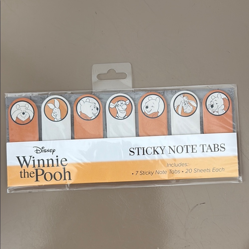 Disney Winnie the Pooh sticky note tabs
